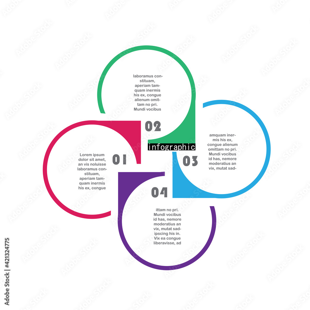 Modern abstract geometric background with various rounded linear shapes. Vector illustration of dynamic composition. Modern abstract geometric background with various rounded linear shapes. Vector illustration of dynamic composition.