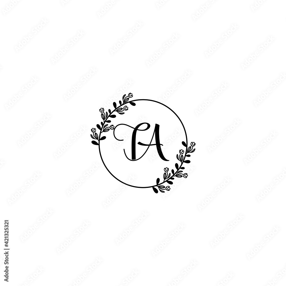 TA initial letters Wedding monogram logos, hand drawn modern minimalistic and frame floral templates TA initial letters Wedding monogram logos, hand drawn modern minimalistic and frame floral templates