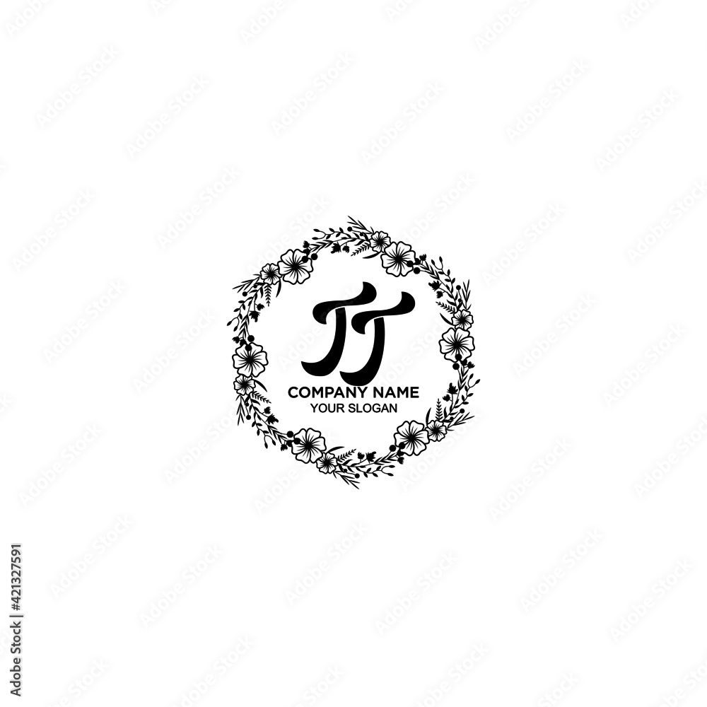 TT initial letters Wedding monogram logos, hand drawn modern minimalistic and frame floral templates TT initial letters Wedding monogram logos, hand drawn modern minimalistic and frame floral templates