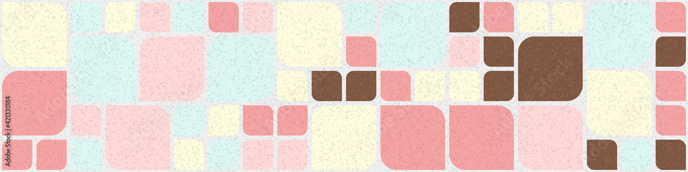 Abstract Geometric Pattern generative computational art illustration