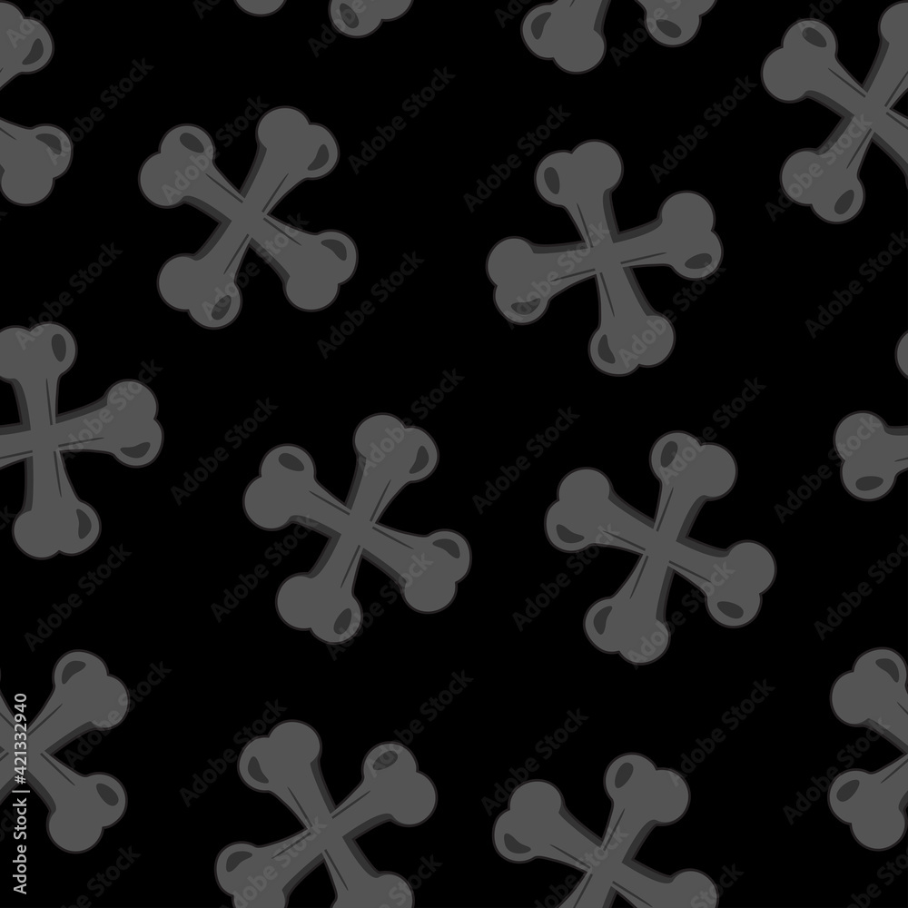 Obraz premium Dog bone pattern seamless vector pattern
