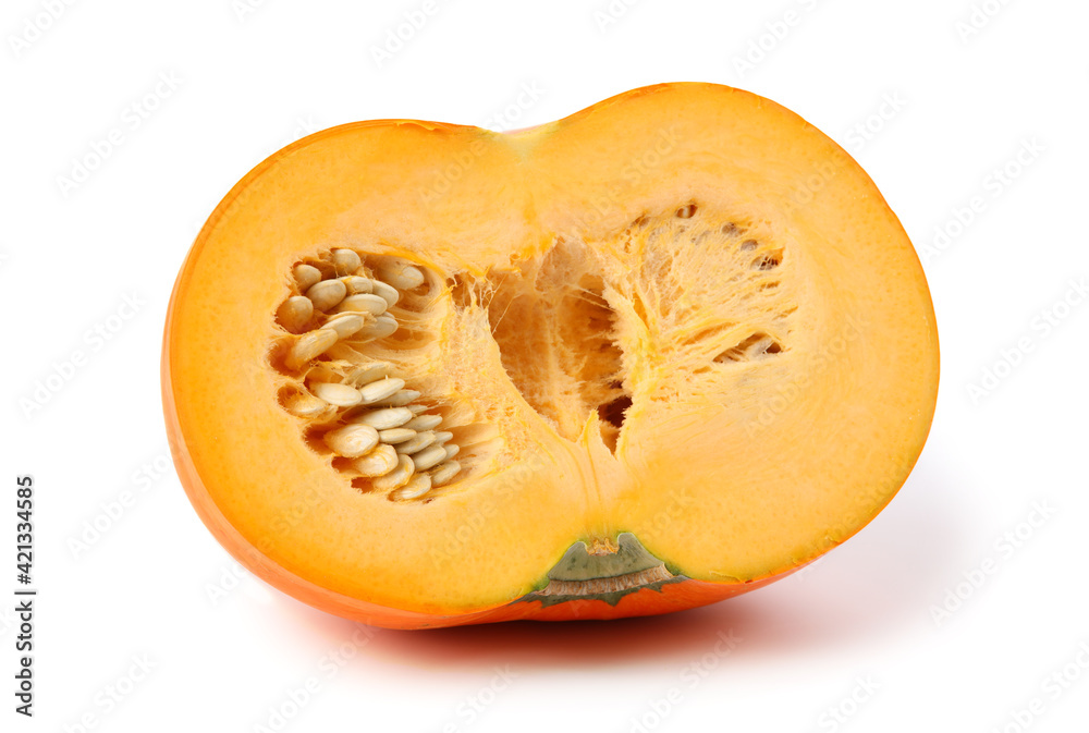 half of pumpkin