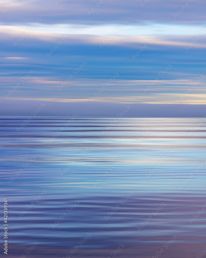 Fototapeta premium USA, Washington State, Seabeck. Hood Canal at sunrise.