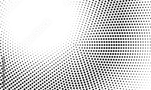 Halftone monochrome texture with dots. Minimalism, vector. Background for posters, websites, business cards, postcards, interior design.