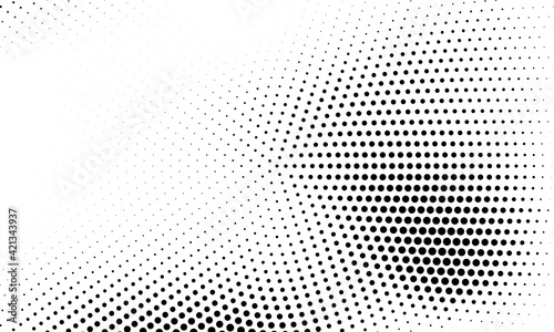 Halftone monochrome texture with dots. Minimalism, vector. Background for posters, websites, business cards, postcards, interior design.