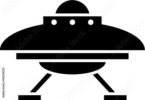 Vector illustration of the UFO