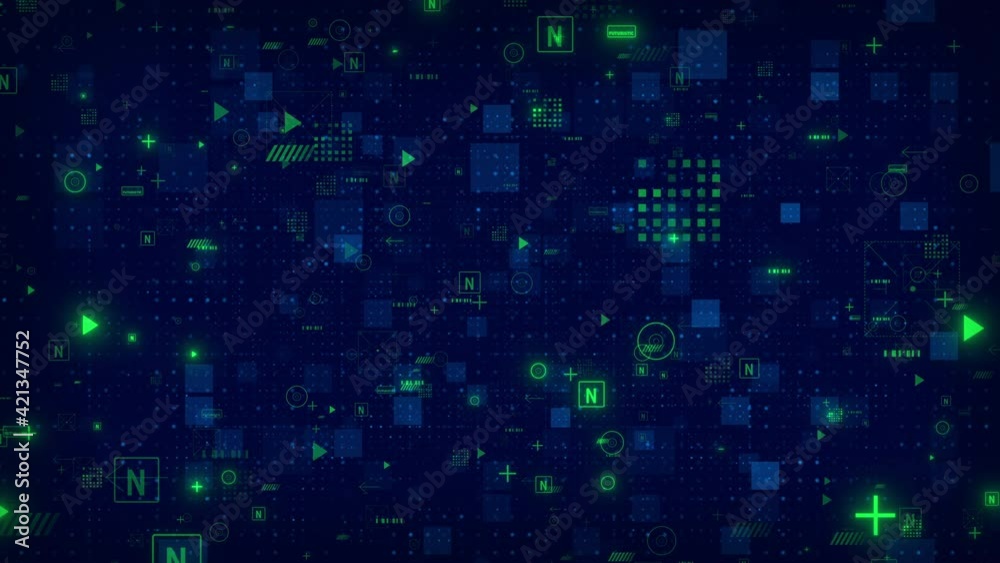 dark blue futuristic cyberspace data background dark blue futuristic cyberspace data background