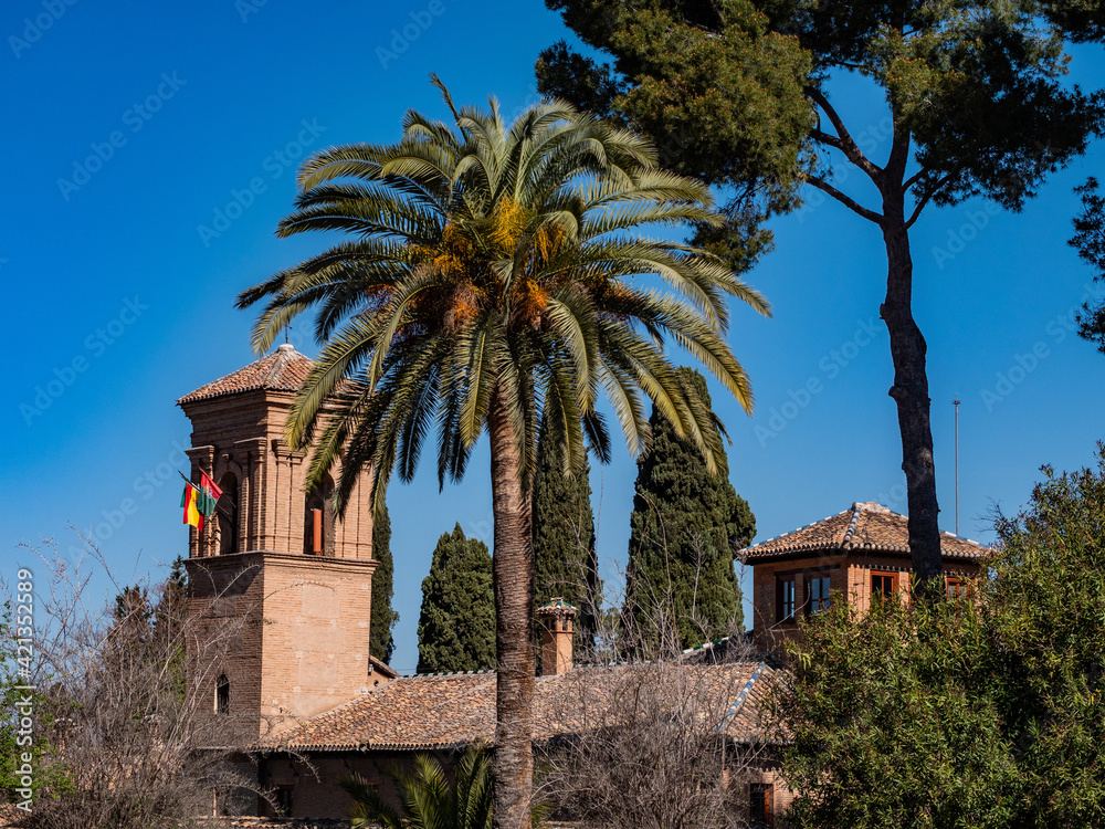 Convento de San Francisco,Alhambra Park, Granada, Spain

