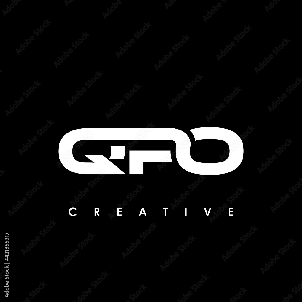 QPO Letter Initial Logo Design Template Vector Illustration	
