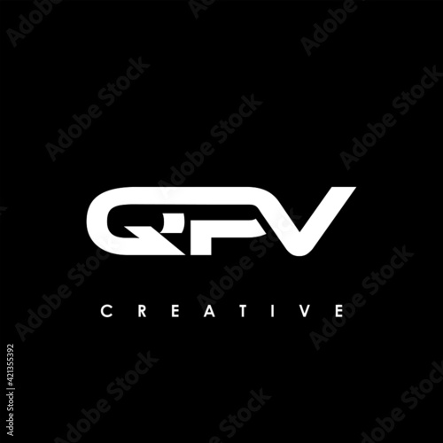 QPV Letter Initial Logo Design Template Vector Illustration	
 photo