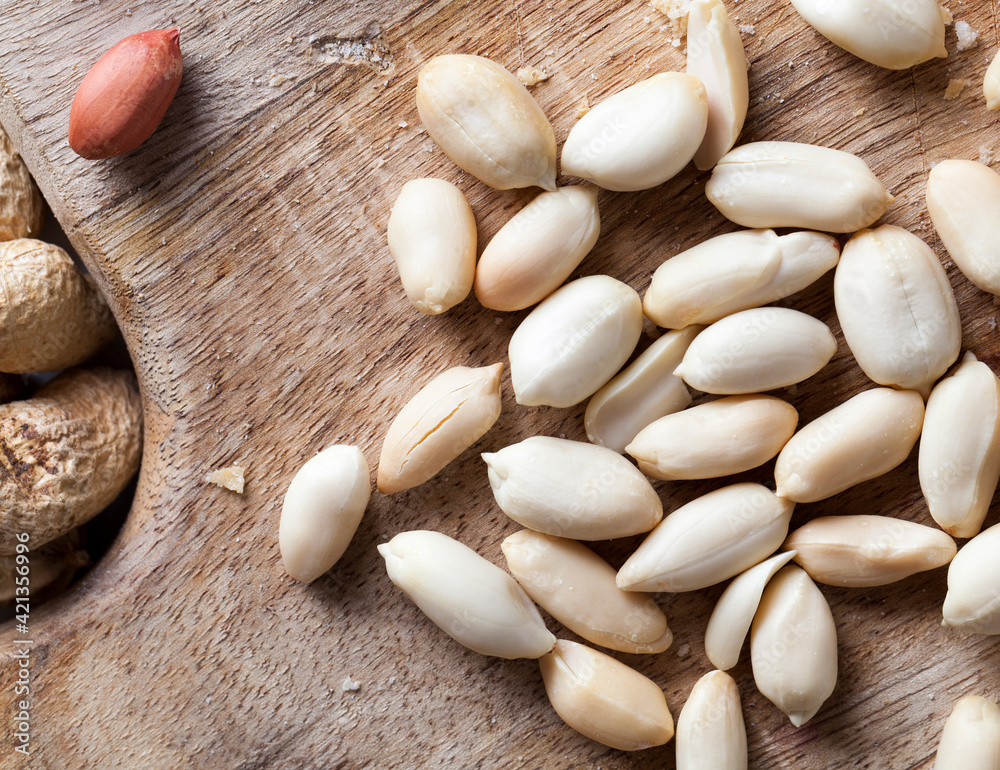delicious peanuts on the table delicious peanuts on the table