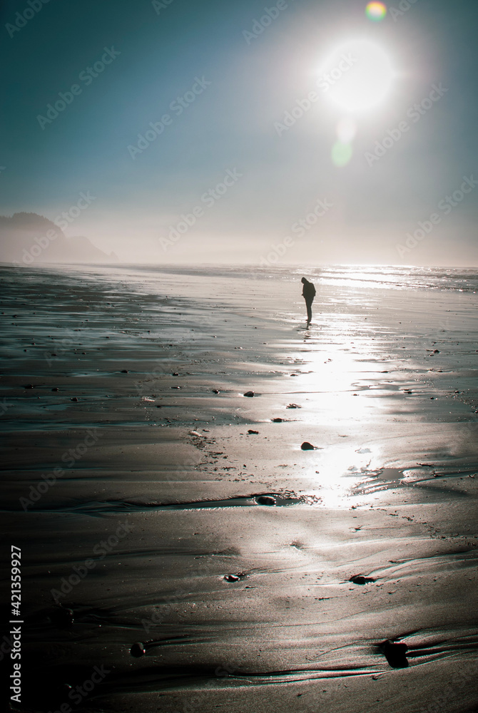 person on the beach