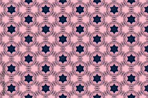 Colorful geometric abstract pattern for textile and design