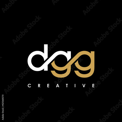 DGG Letter Initial Logo Design Template Vector Illustration