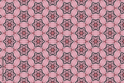 Colorful geometric abstract pattern for textile and design