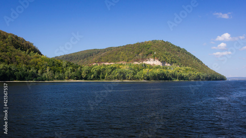 Wallpaper Mural The Volga and the Zhiguli Mountains (the Samara bend), Samara region. Torontodigital.ca