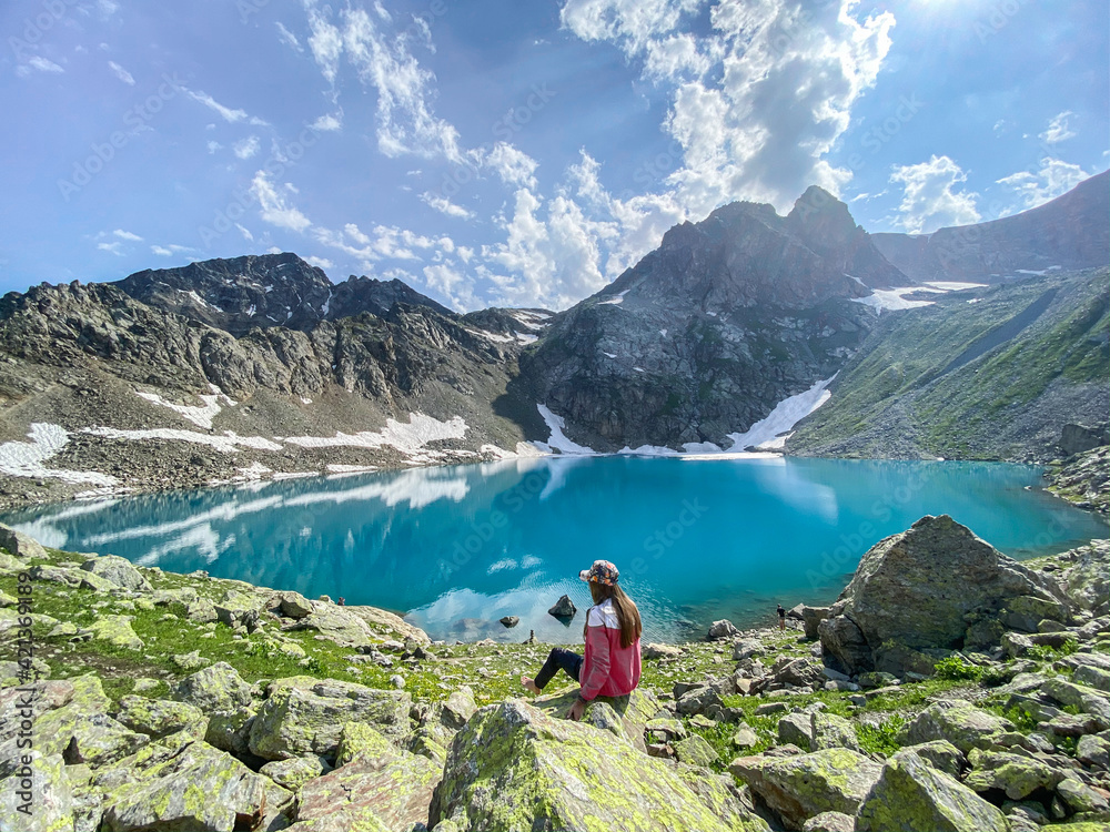 Fototapeta premium Travel across the Caucasus. Mountain landscape
