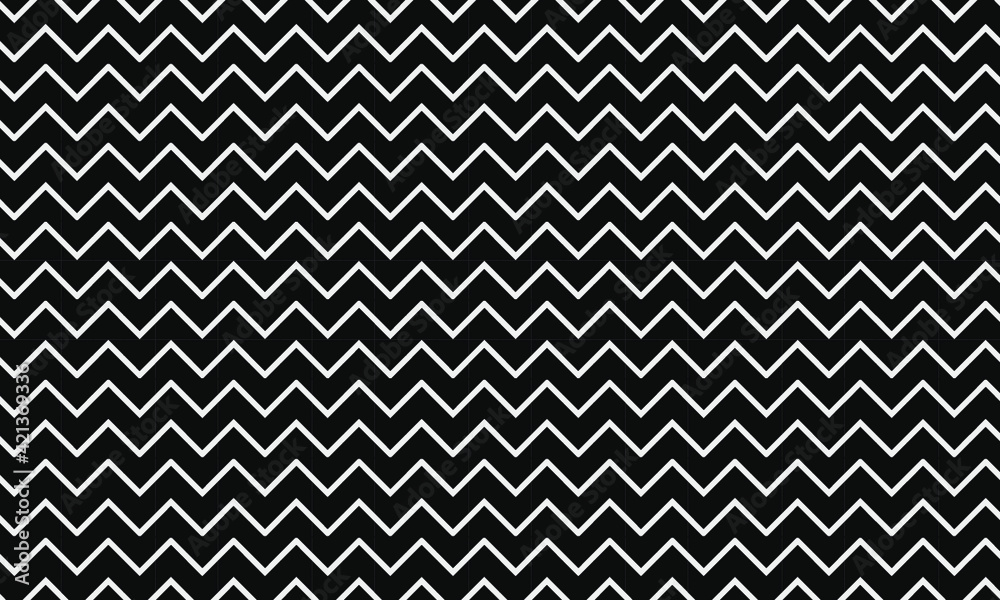 Abstract Black and White Zigzag Pattern Abstract Black and White Zigzag Pattern