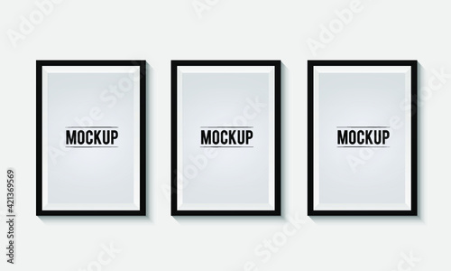 Set of Photo Frame Mockup