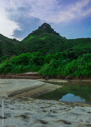 mountain river landscape