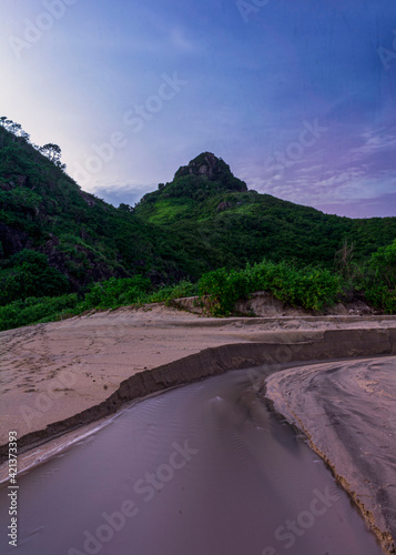 river and mountains