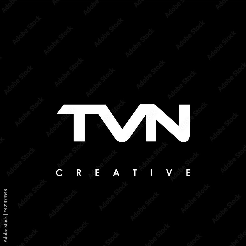 TVN Letter Initial Logo Design Template Vector Illustration