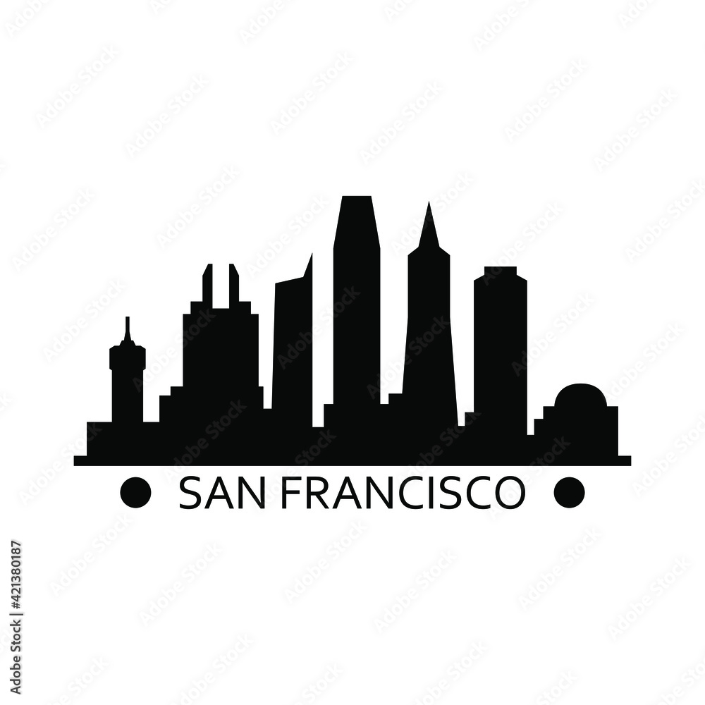 Fototapeta premium Skyline san francisco