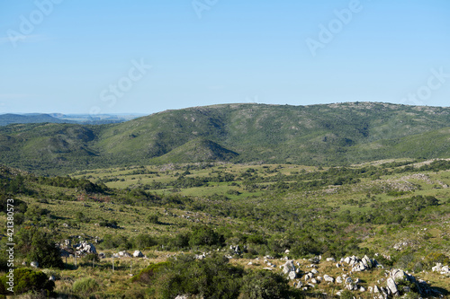 beautiful mountain ranges in eastern Uruguay for walking and hiking