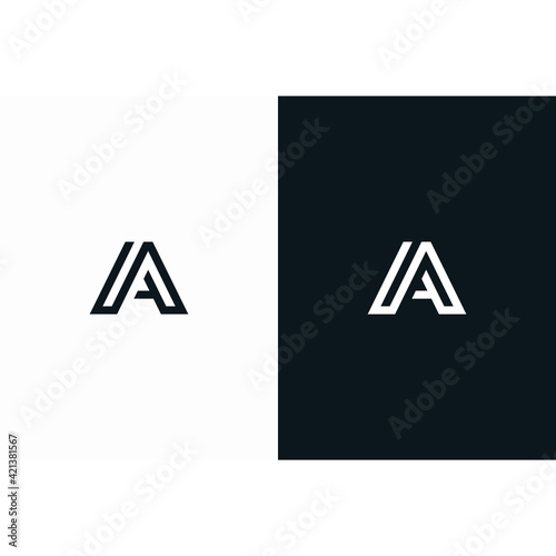 Letter A logo initial