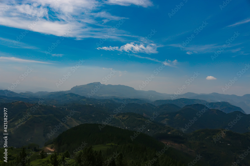 landscape with clouds