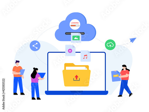 Wallpaper Mural 
Mail service in flat editable vector design 

 Torontodigital.ca