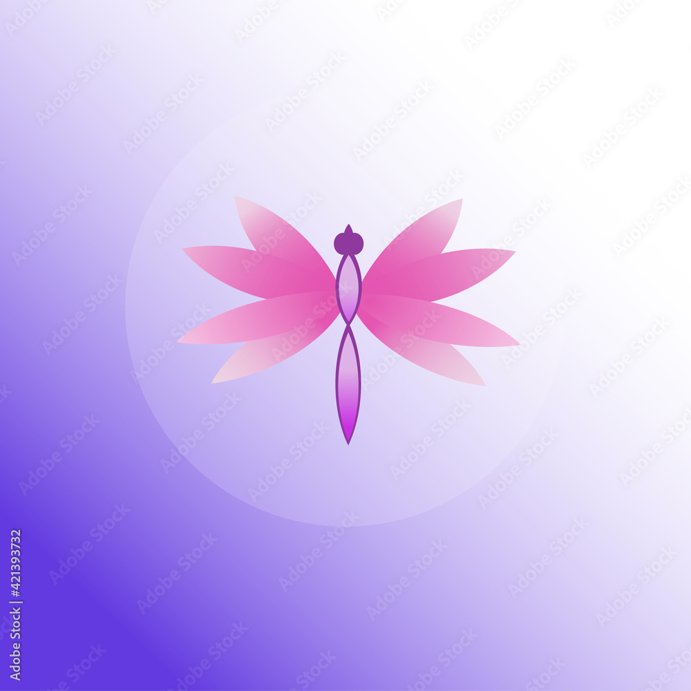 Dragonfly pink colors Dragonfly pink colors