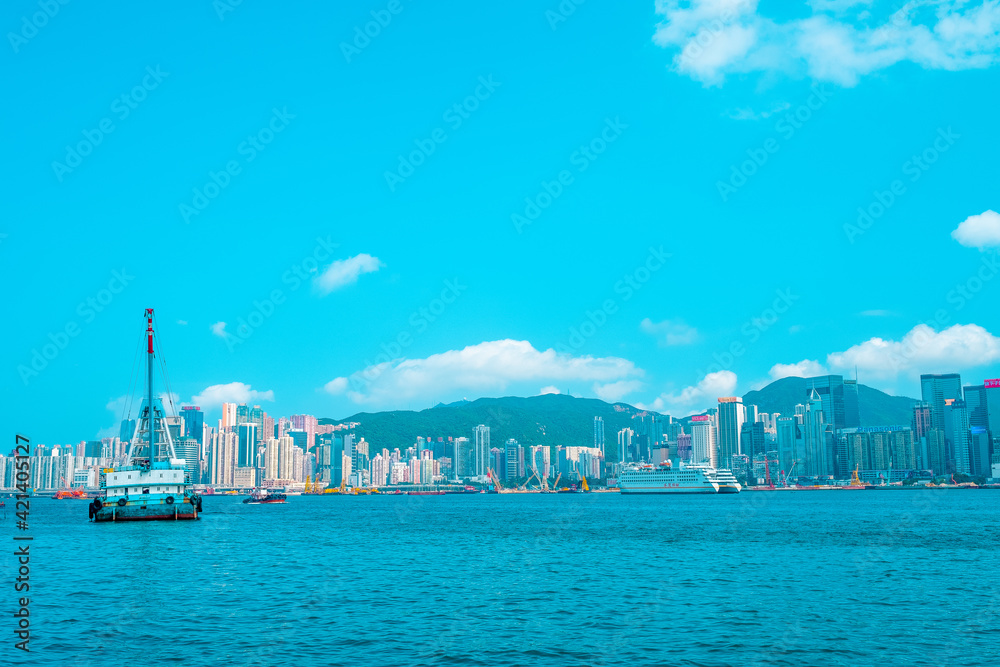 Beautiful scenery of hong kong 홍콩의 멋진 풍경