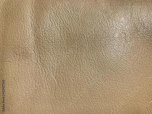 Cream eco leather texture close up 