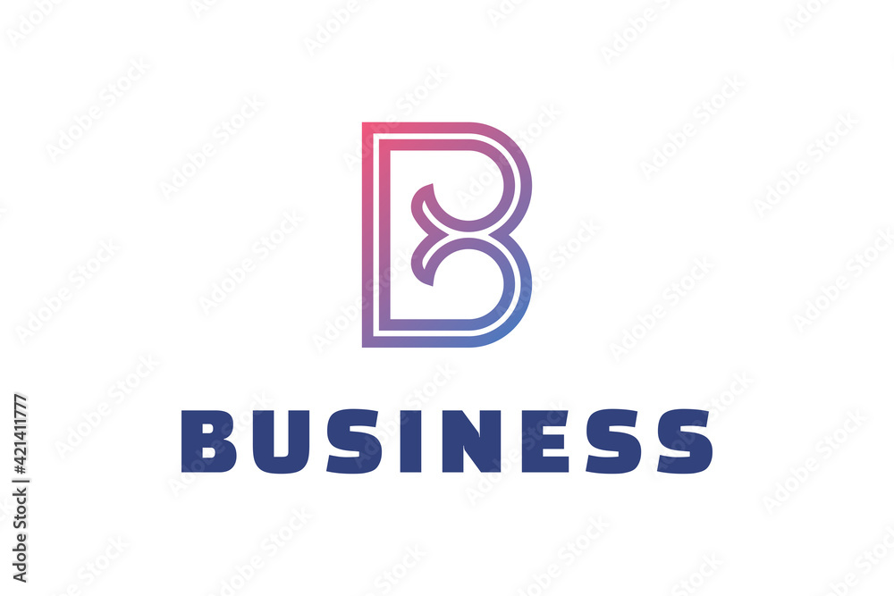 Letter B logo design Letter B logo design