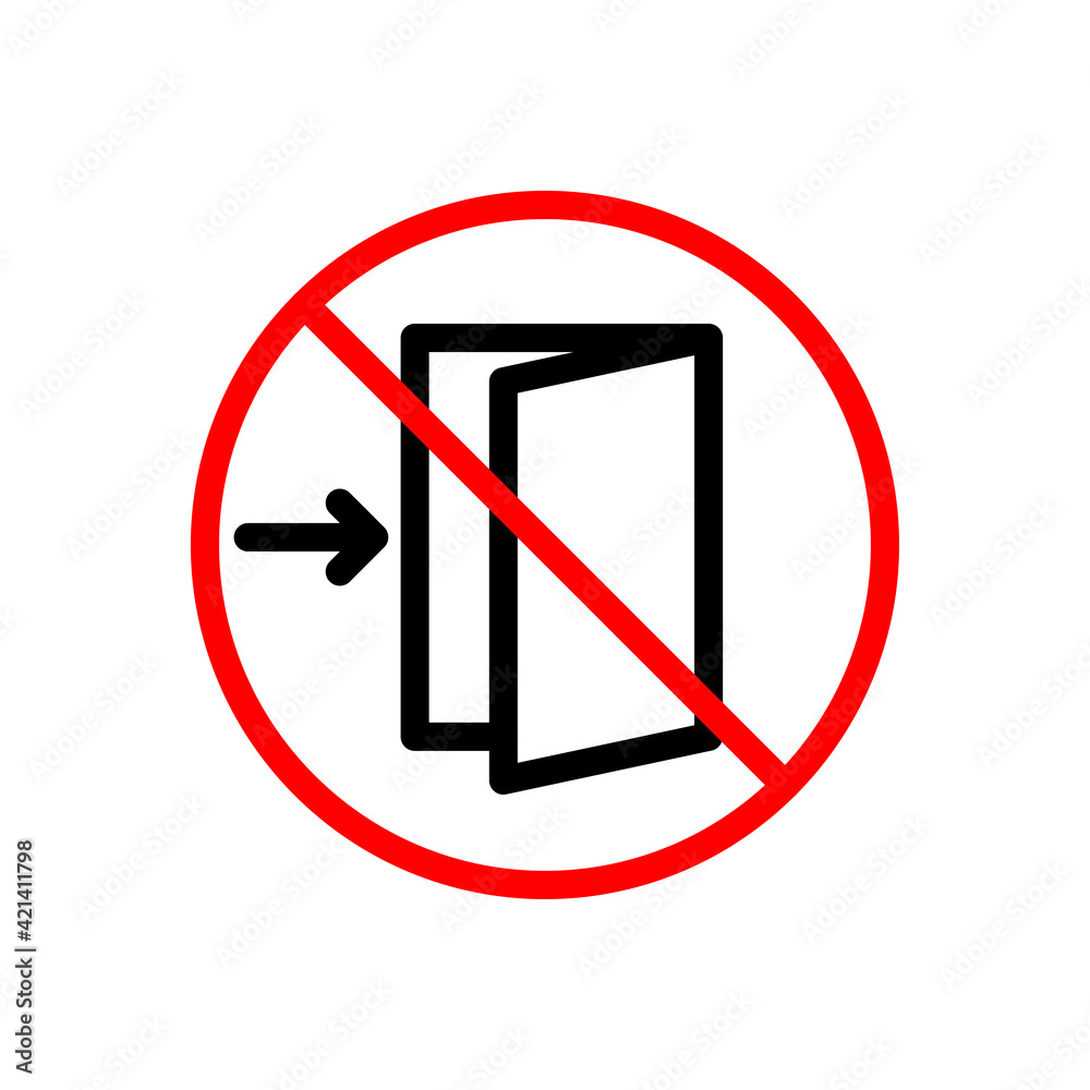 restricted open door restricted open door
