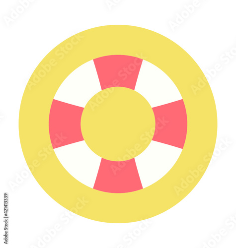 Free Download Lifering Colored Vector Icon - GFXLoad