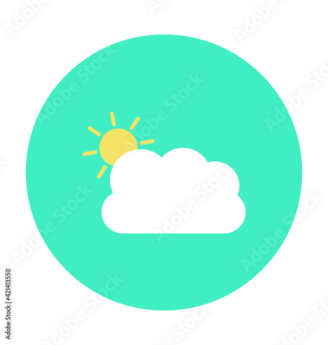 Sunrise Colored Vector Icon