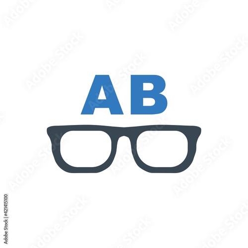 Eye test icon