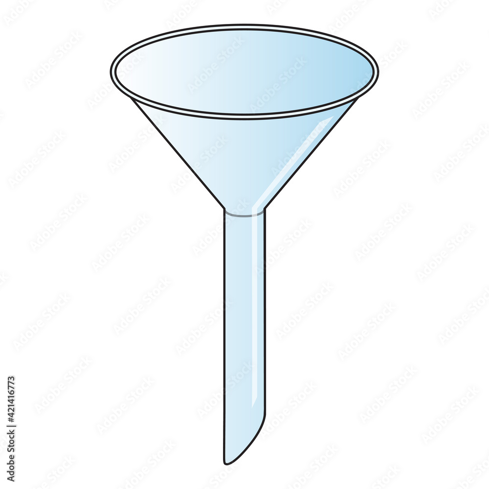 Glass Funnel Diagram