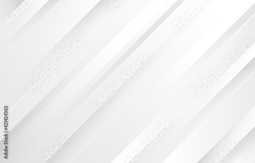 Gray and white diagonal line architecture geometry tech abstract subtle background vector.