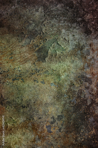Watercolor background textured and Rust overlay textured