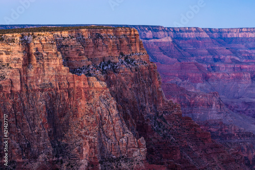 dramatic landscape images taken in The Grand Canyon national park in Arizona.