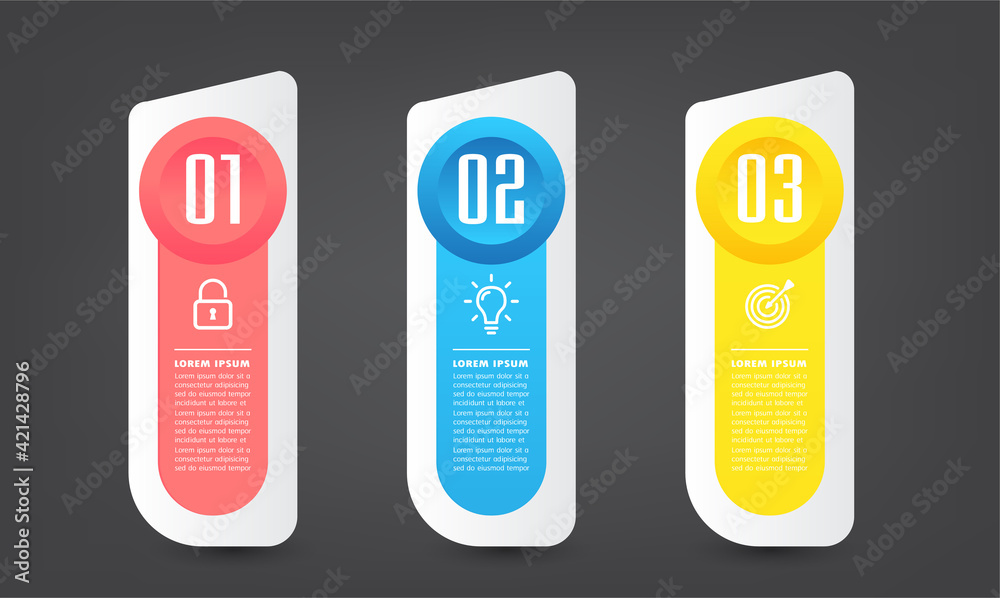 modern text box template, banner Infographics modern text box template, banner Infographics