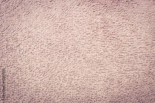 Wallpaper Mural Purple bathroom towel as background texture. Place for text Torontodigital.ca