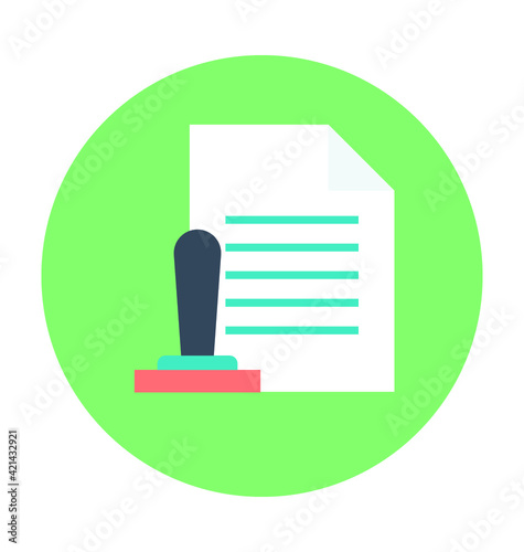 Authorization Colored Vector Icon