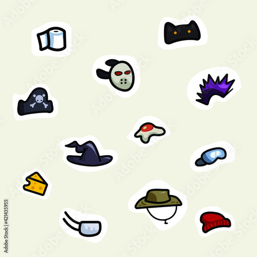 set of hats from among us
