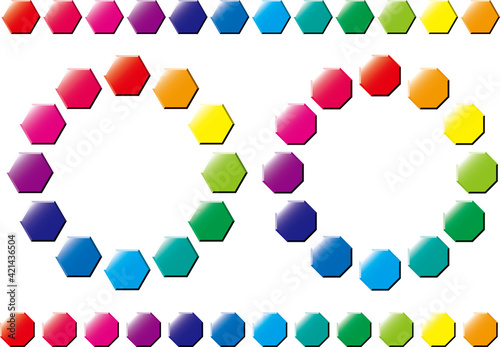 カラーチャートのイラスト素材