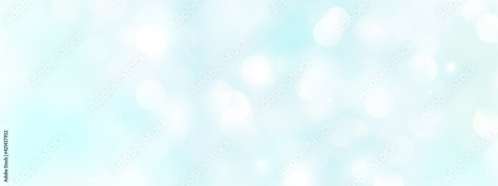 パステルカラーのふんわりした水色のキラキラ背景 Stock Photo Adobe Stock