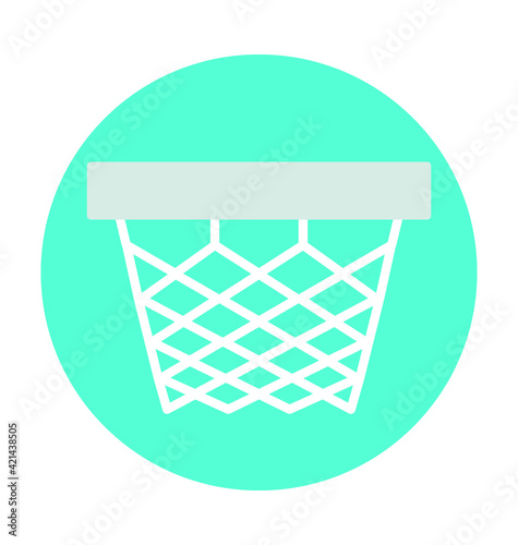 Backboard Colored Vector Icon